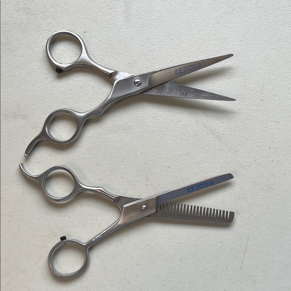 ICE Silver Grooming Scissors Set